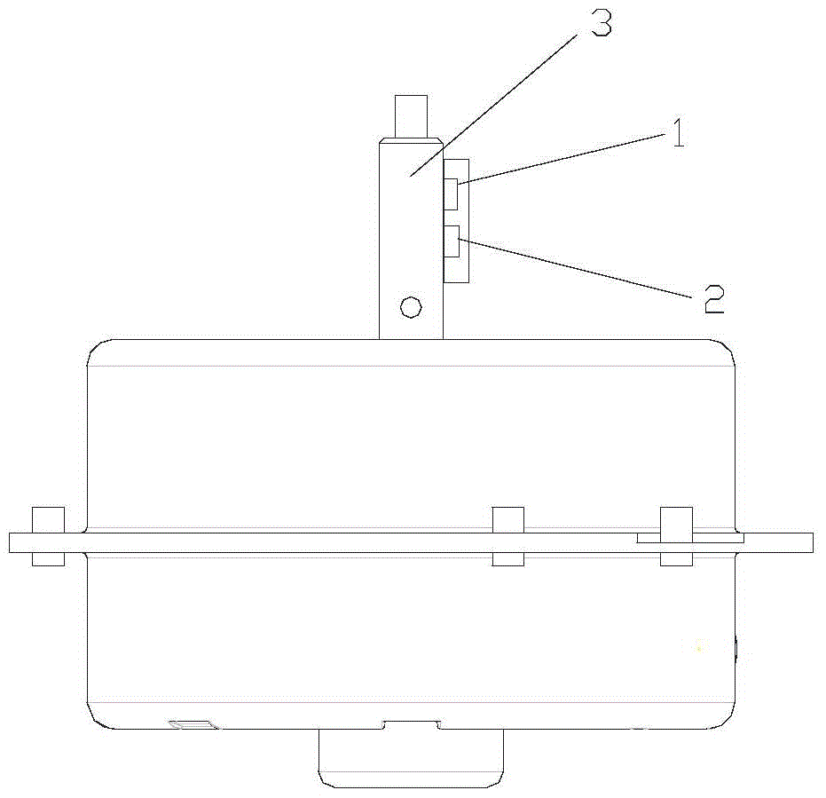 電機(jī)智能監(jiān)測(cè)系統(tǒng)和油煙機(jī)的制作方法附圖