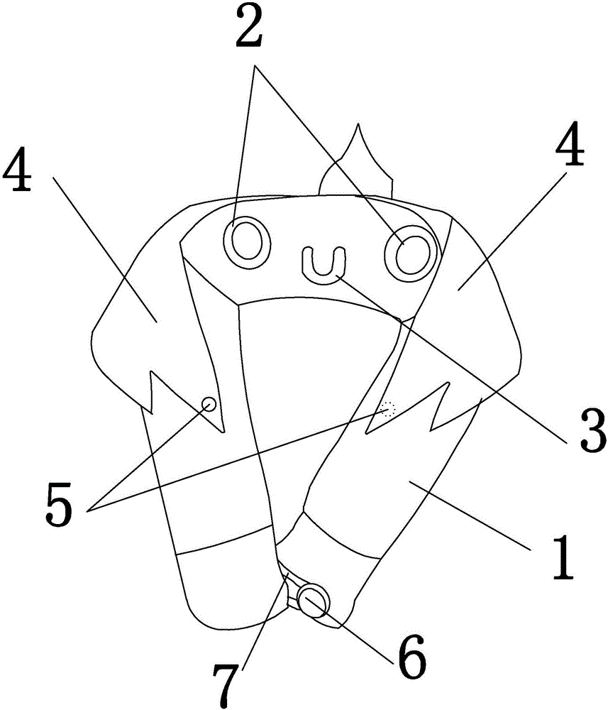 一種固定式u型枕的制作方法附圖