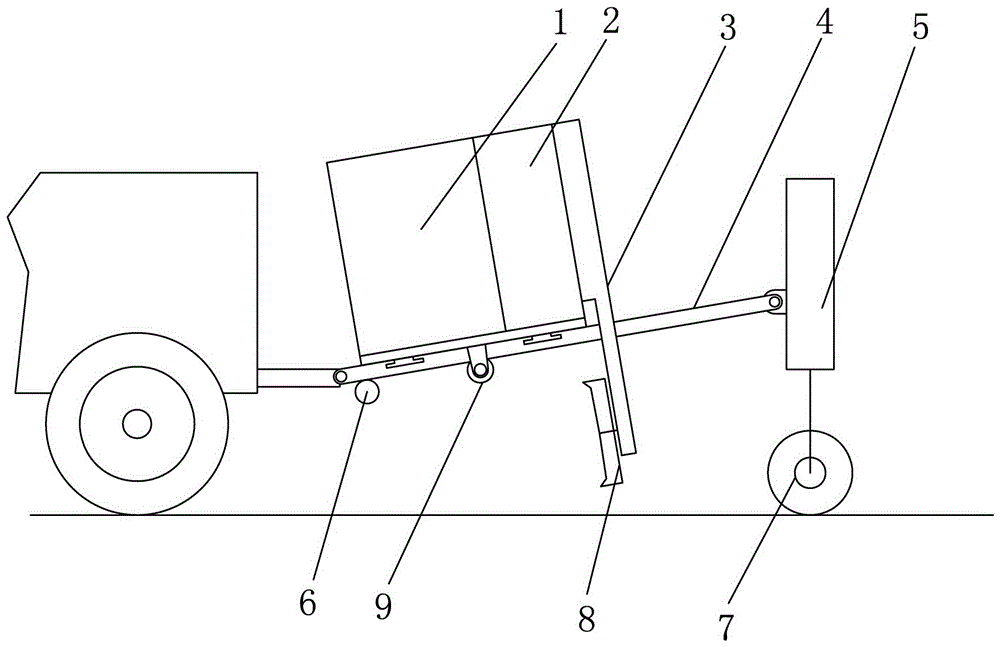 葡萄埋藤機的制作方法附圖