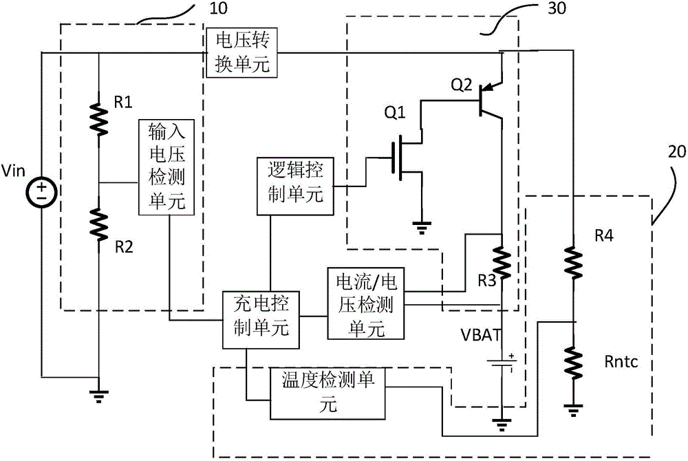 電池充電電路的制作方法附圖