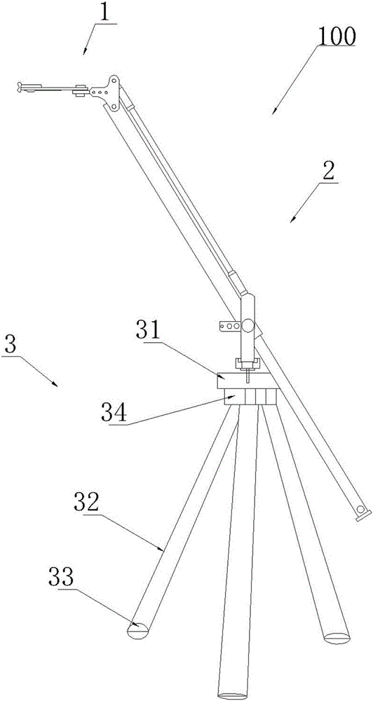 一種拍攝用三腳架的制作方法附圖