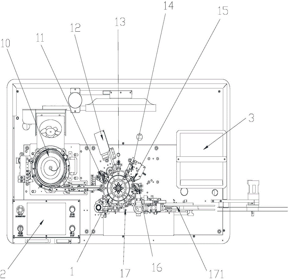 貼片輕觸開關(guān)編帶機的制作方法附圖