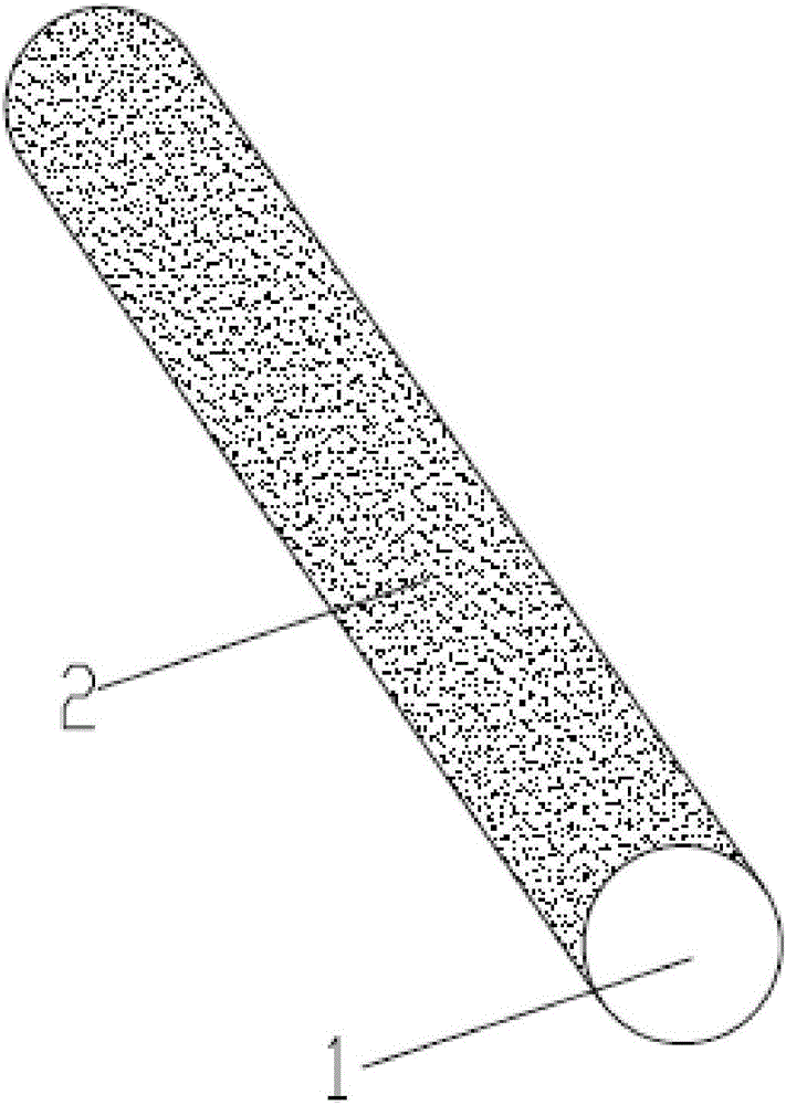 一種磨砂尼龍膠管芯軸的制作方法附圖