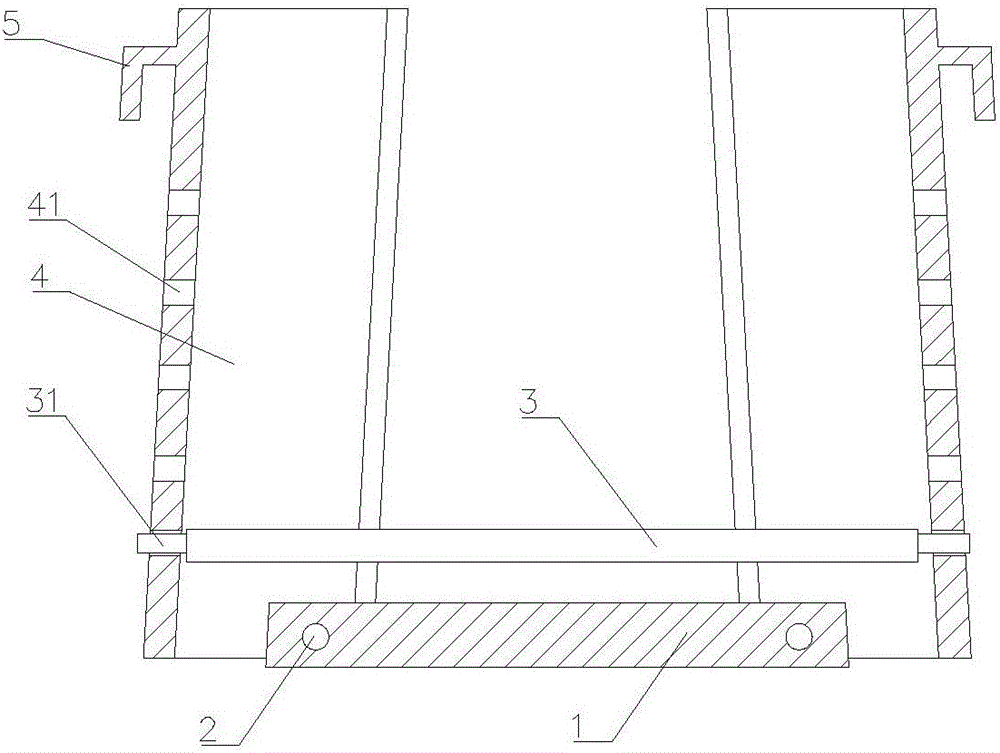 一種開口大小可調(diào)節(jié)家用垃圾桶的制作方法附圖