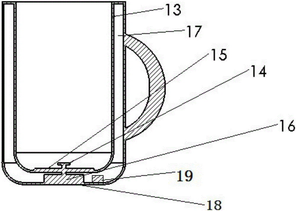 一種自動加熱攪拌水杯的制作方法附圖