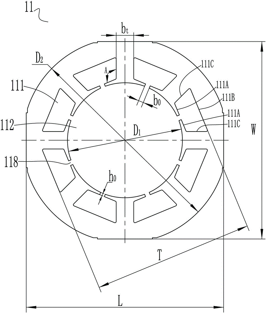 八槽微型電機及其定子鐵芯的制作方法附圖