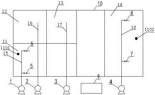 一種自動加藥的芬頓小水量廢水處理系統(tǒng)的制作方法附圖