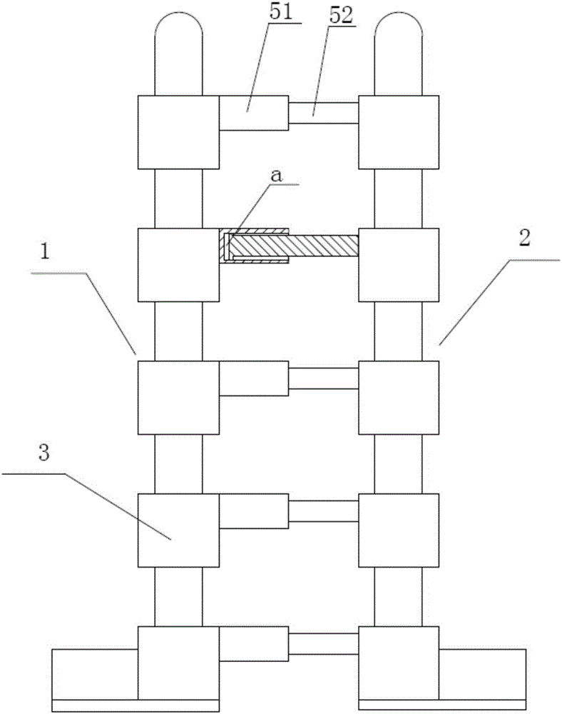 具有折疊功能登高梯的制作方法附圖