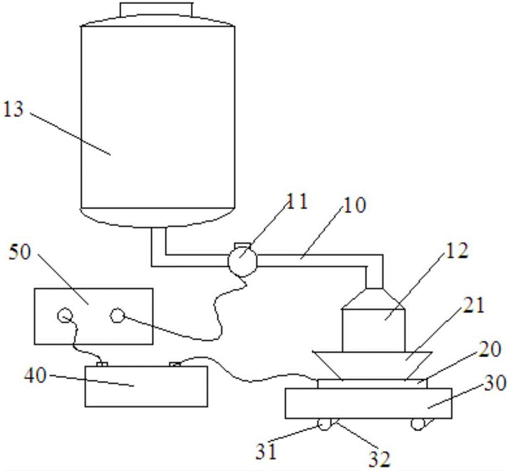 一種用于生產(chǎn)有機(jī)硅的自動(dòng)計(jì)量放料裝置的制造方法附圖