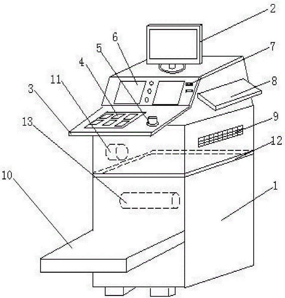 一種辦公室器材一體機的制作方法附圖