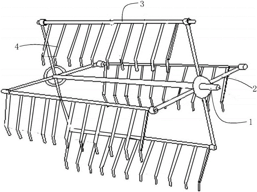 一種收割機(jī)的撥禾器結(jié)構(gòu)的制作方法附圖