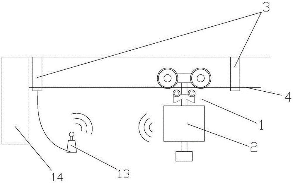 電力隧道巡檢機(jī)器人系統(tǒng)的制作方法附圖