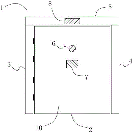 新型智能安防門的制作方法附圖