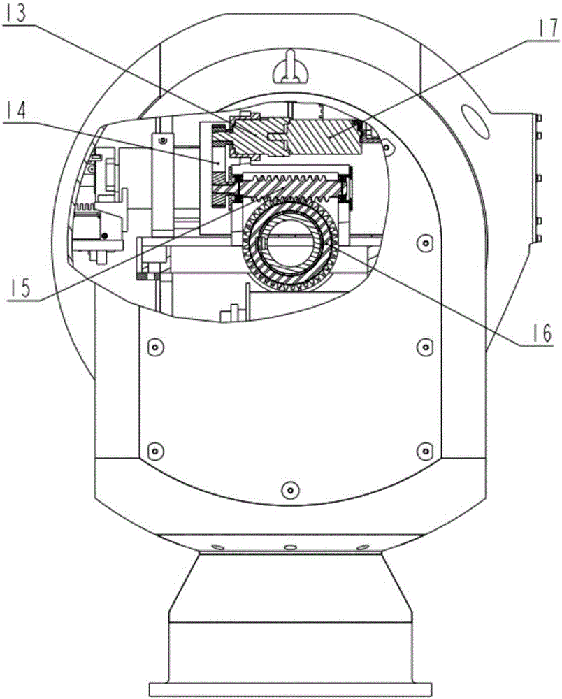 一種基于交流伺服電機(jī)驅(qū)動(dòng)的光電穩(wěn)定平臺(tái)的制作方法附圖