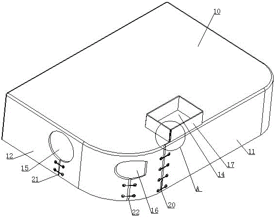 發(fā)動(dòng)機(jī)防火護(hù)罩的制作方法附圖