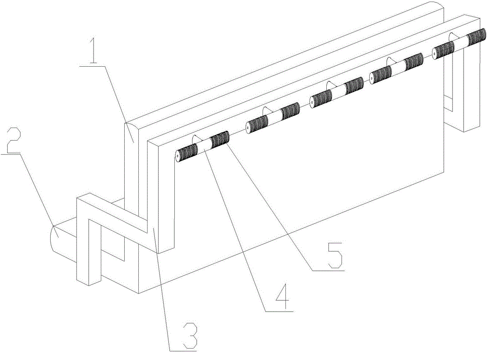 一種觀(guān)光電動(dòng)車(chē)的后座扶手的制作方法附圖