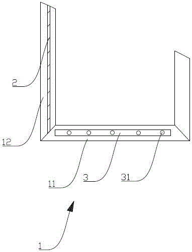 一種多功能鋁合金幕墻立柱型材的制作方法附圖