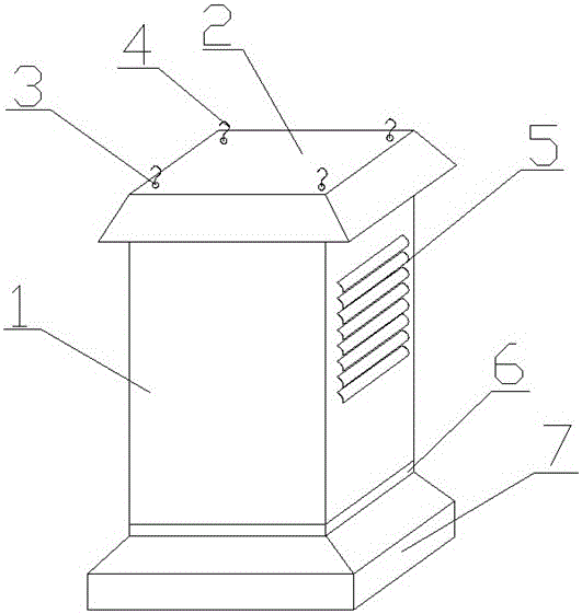 一種戶外配電電力柜的制作方法附圖