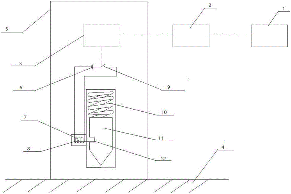 一種新型廚房智能防火自碎窗的制作方法附圖