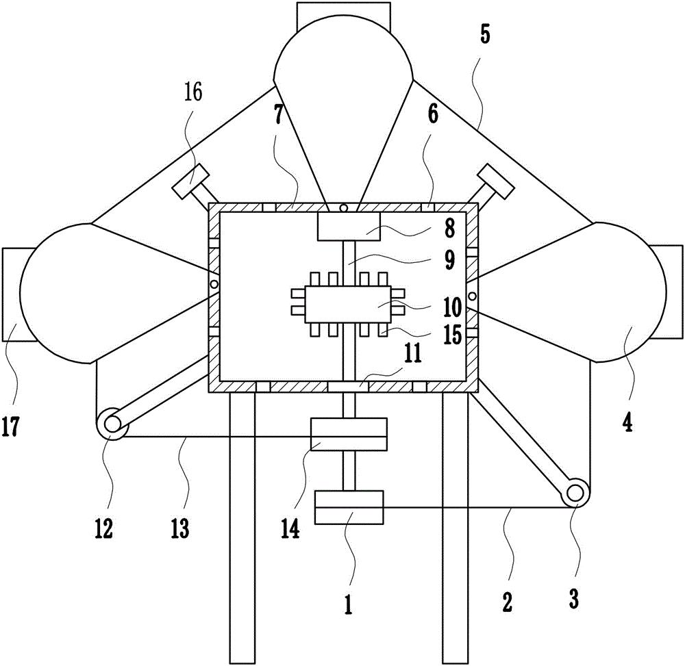 一種公路用搖擺式廣告牌的制作方法附圖