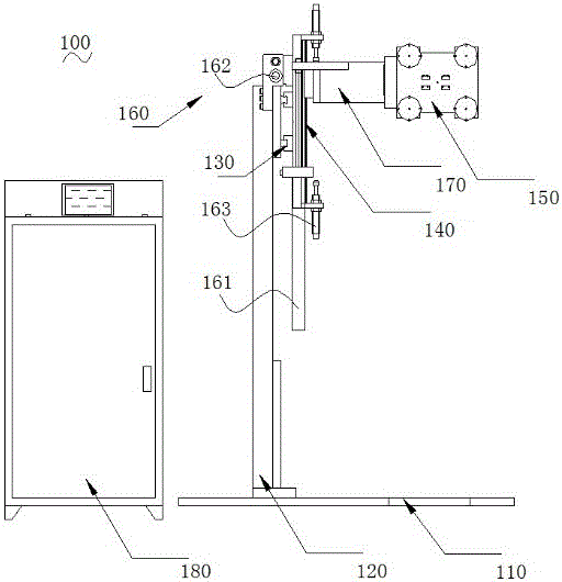 一種塑膠制品轉(zhuǎn)運(yùn)機(jī)械手的制作方法附圖